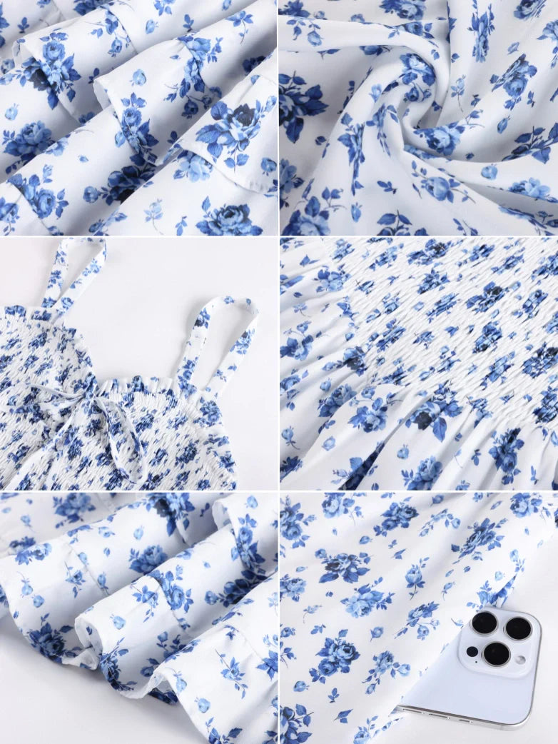 FABIENNE™ - Spring Tea Party Milkmaid Dress