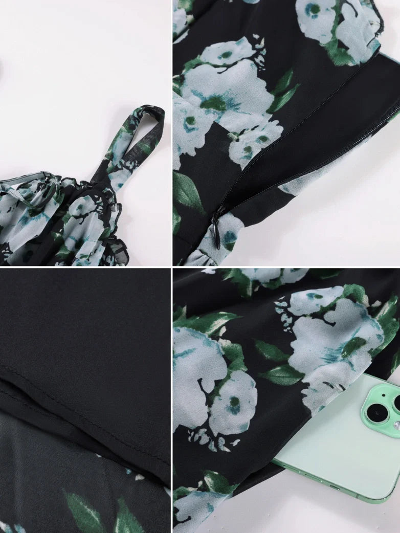 NADINE™ - Chiffon High-Low Wedding Guest Dress
