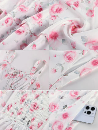 YVETTE™ - Summer Night Floral Wedding Dress