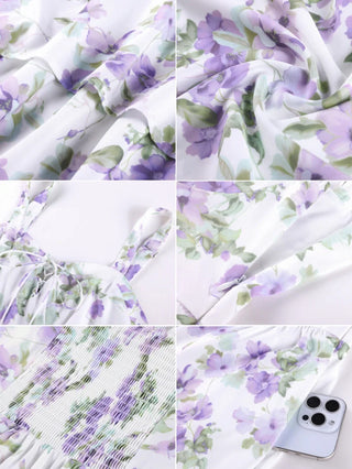 YVETTE™ - Summer Night Floral Wedding Dress