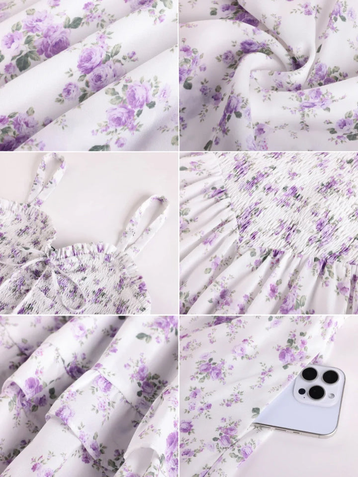 FABIENNE™ - Spring Tea Party Milkmaid Dress