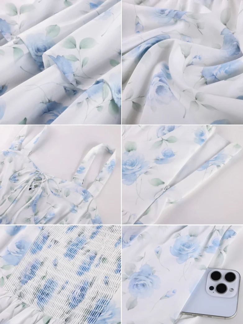 YVETTE™ - Summer Night Floral Wedding Dress