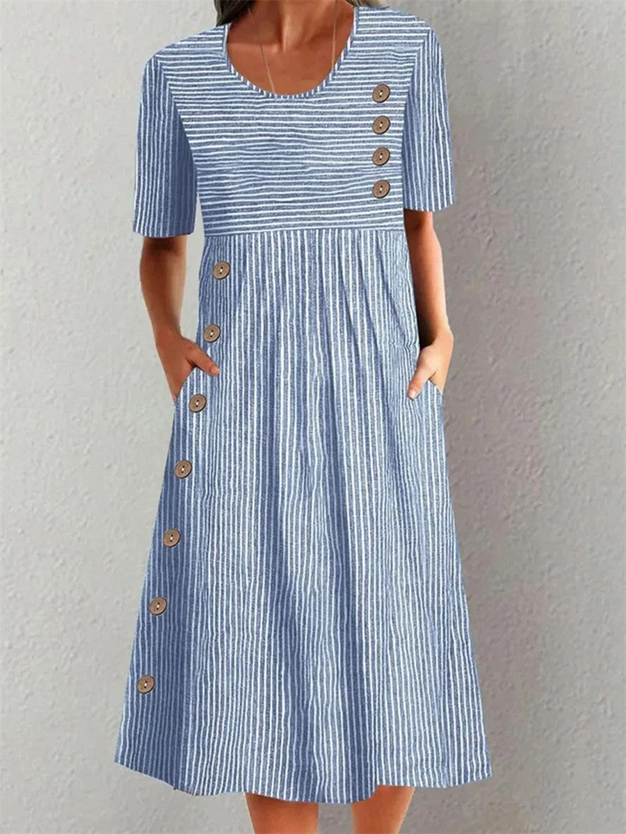 Adira Dress Blue