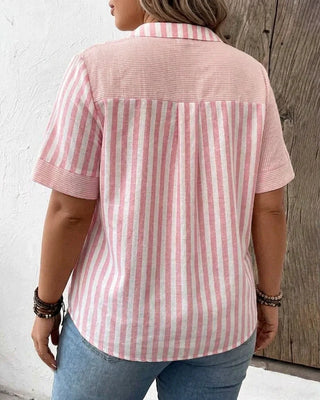 Frankie | Soft Striped Blouse