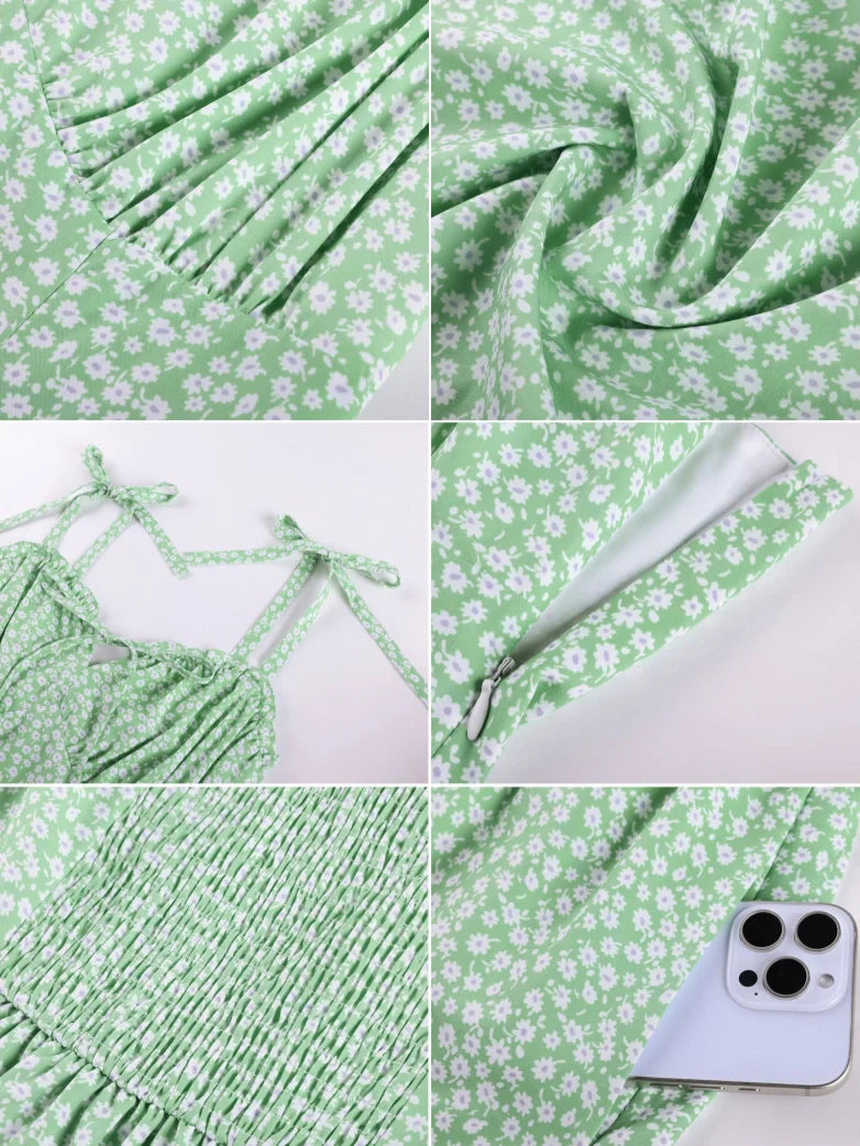 MIREILLE™ - Ditsy Floral Fitted Dress