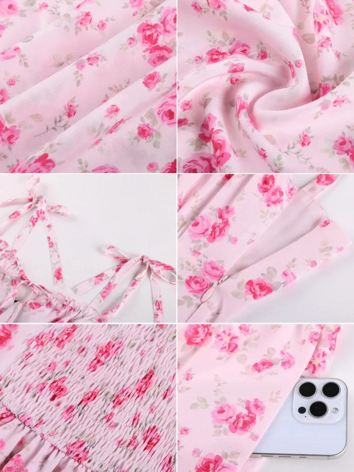 MIREILLE™ - Ditsy Floral Fitted Dress