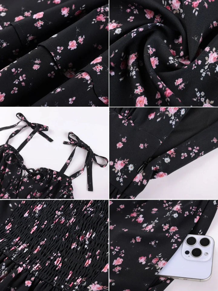 MIREILLE™ - Ditsy Floral Fitted Dress