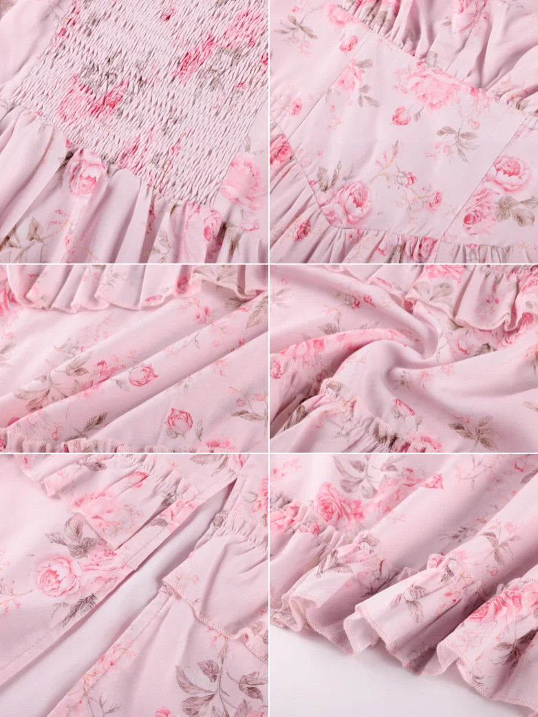 MADELEINE™ - Floral Front-Slit Pocket Dress