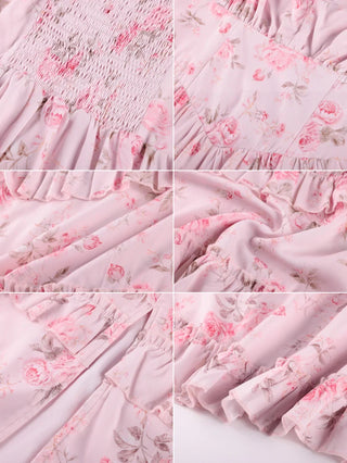 MADELEINE™ - Floral Front-Slit Pocket Dress