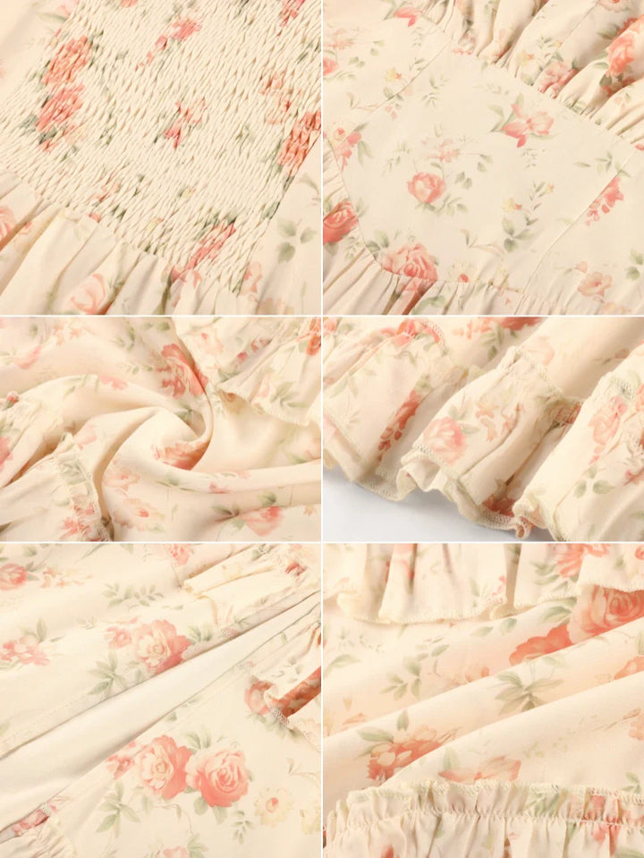 MADELEINE™ - Floral Front-Slit Pocket Dress