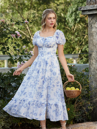 CLARISSE™ - Garden Tea Party Floral Dress
