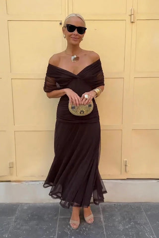 Anouk™ - Off Shoulder Maxi Dress
