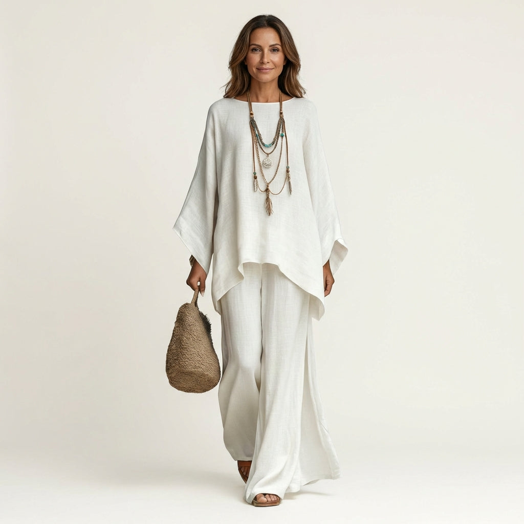 LUDIVINE™ - Linen-Blend Boho Set