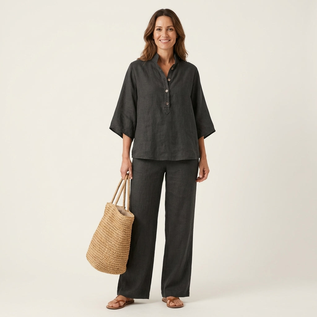HELOISE™ - Linen Two-Piece Set