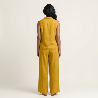 BLANDINE™ - Wrap-Top & Wide-Leg Set