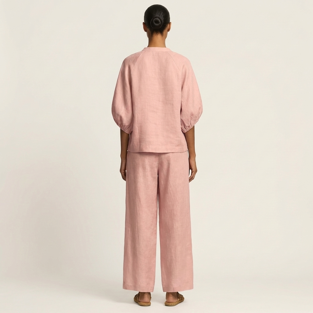 SIBYLLE™ - Zipper-Front Puff Sleeve Set