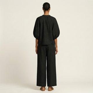SIBYLLE™ - Zipper-Front Puff Sleeve Set
