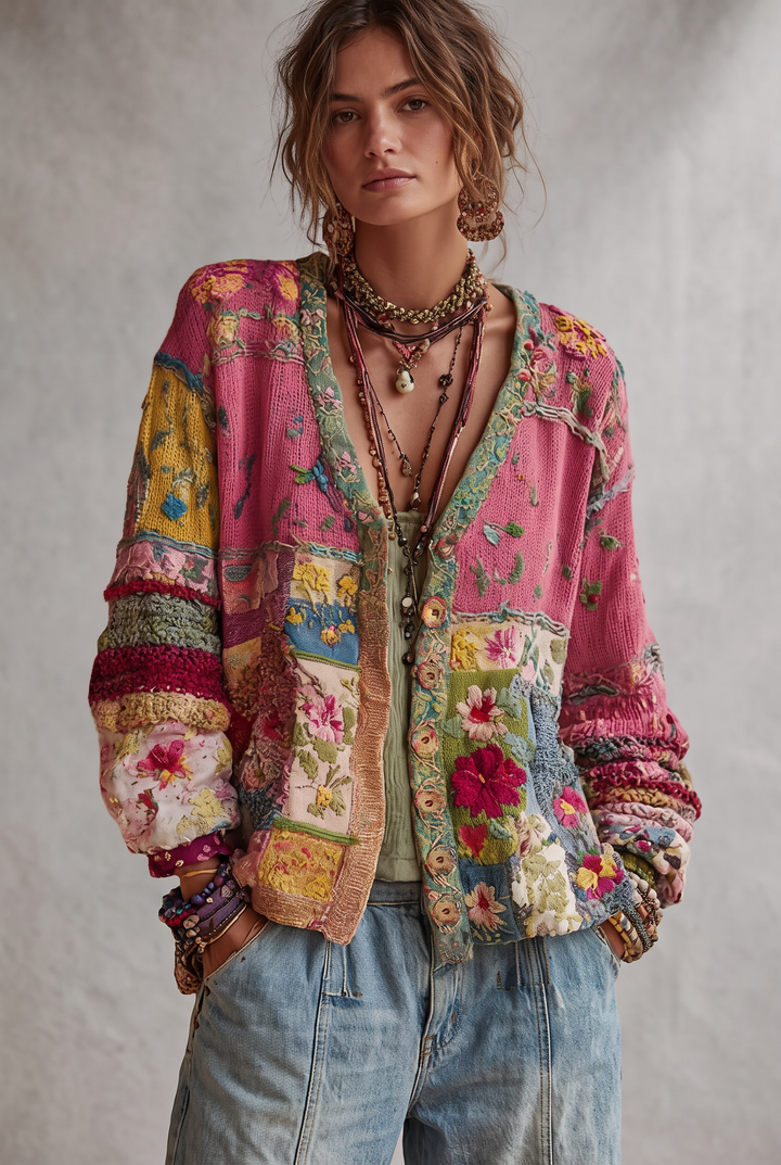 MILLA - Boho Knit Cardigan