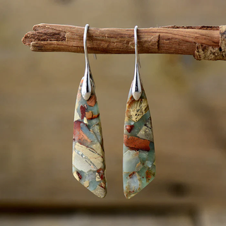 MATHILDE - Natural Stone Drop Earrings