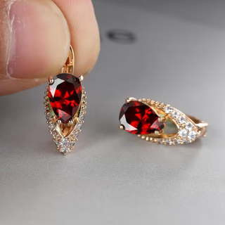 SIMONE - Colourful Teardrop Earrings
