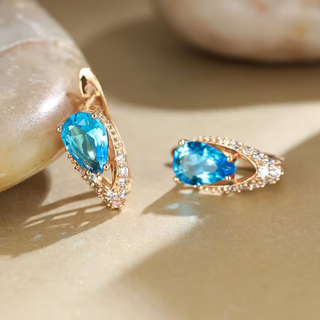 SIMONE - Colourful Teardrop Earrings