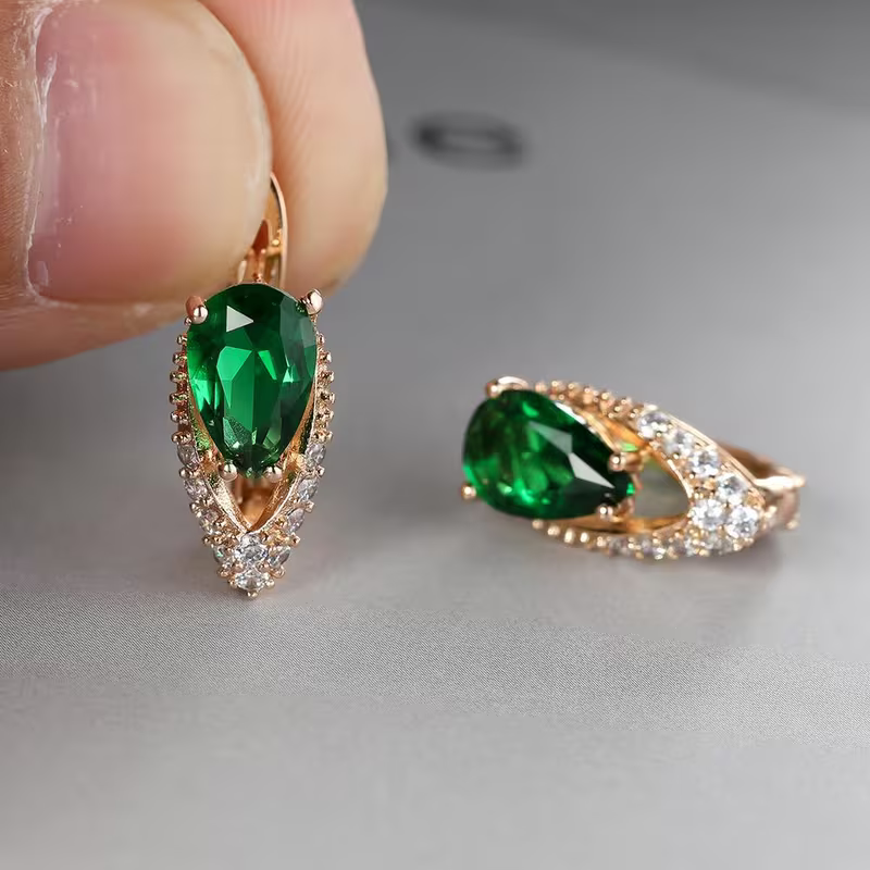 SIMONE - Colourful Teardrop Earrings