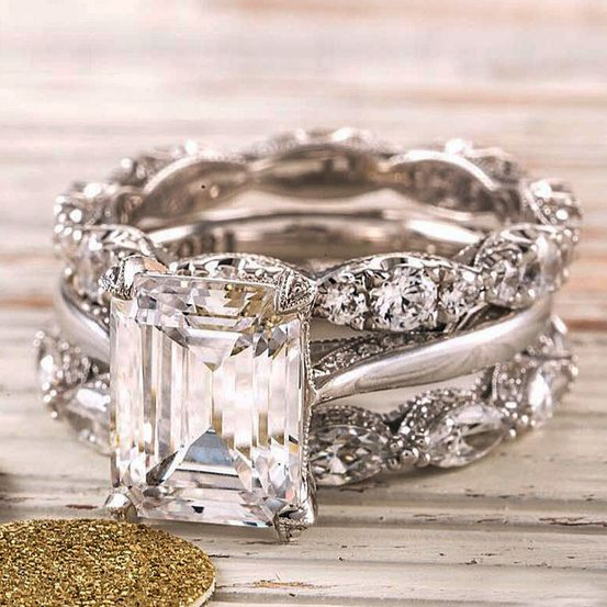 Wren | Vintage Silver Bright Layer Ring