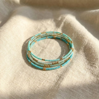 BEATRIX - Turquoise Beaded Bracelet Set