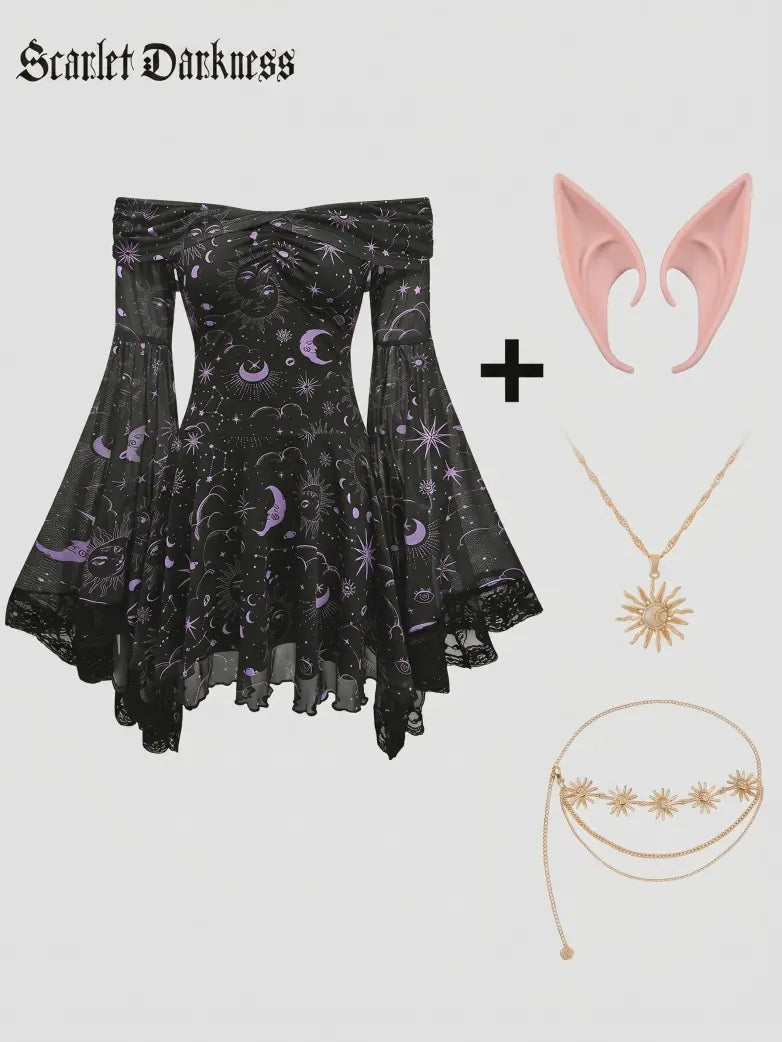 CECILE™ - Gothic Fantasy Hooded Gown