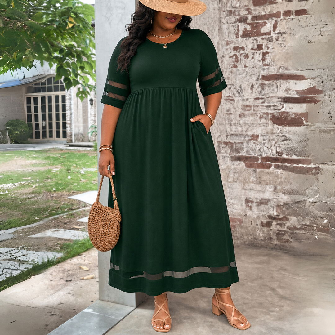CORA™ - Tummy-Smoothing Midi Dress