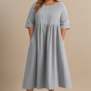 Emily | Classic Mid Sleeve Dress