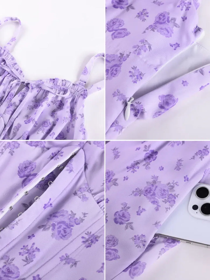 ROSELINE™ - Victorian Floral Corset Dress