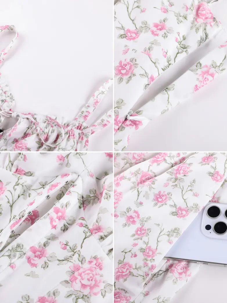 ROSELINE™ - Victorian Floral Corset Dress