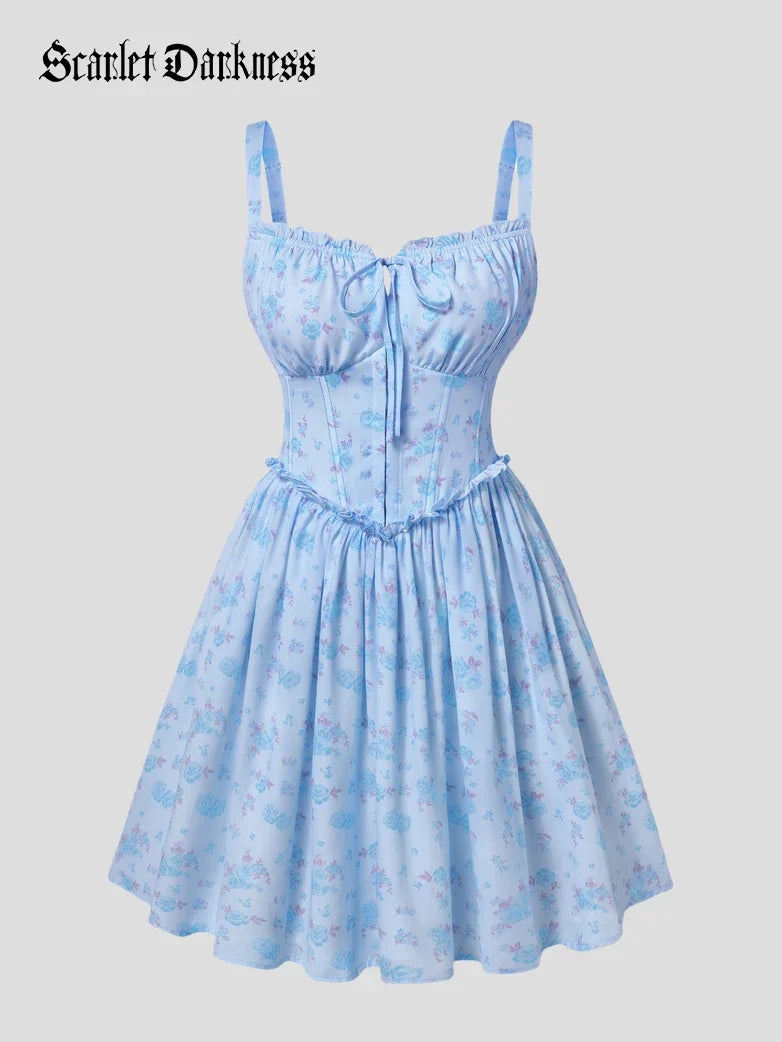 ROSELINE™ - Victorian Floral Corset Dress