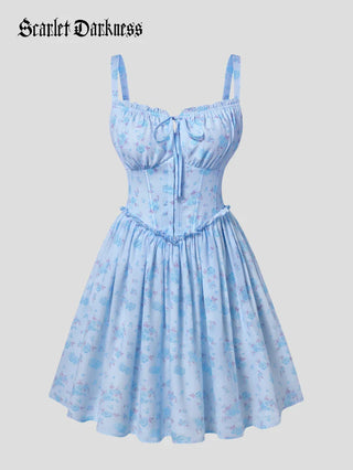 ROSELINE™ - Victorian Floral Corset Dress