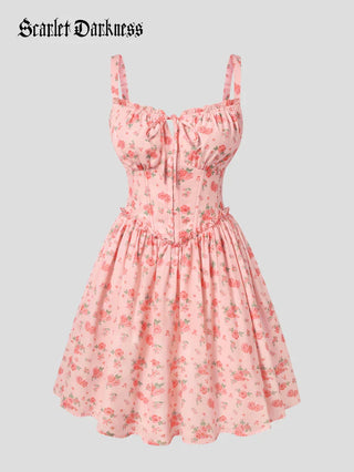 ROSELINE™ - Victorian Floral Corset Dress