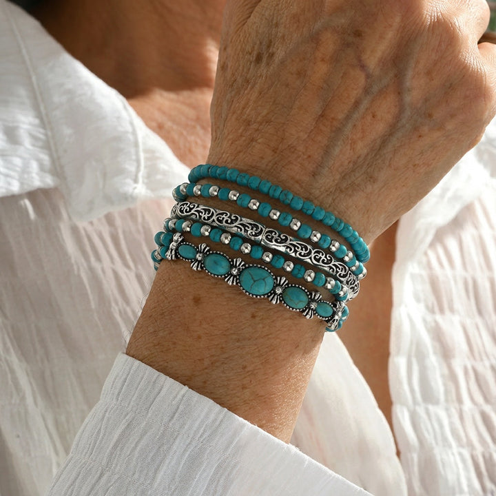 FLORENCE - Premium Turquoise Bracelet Set
