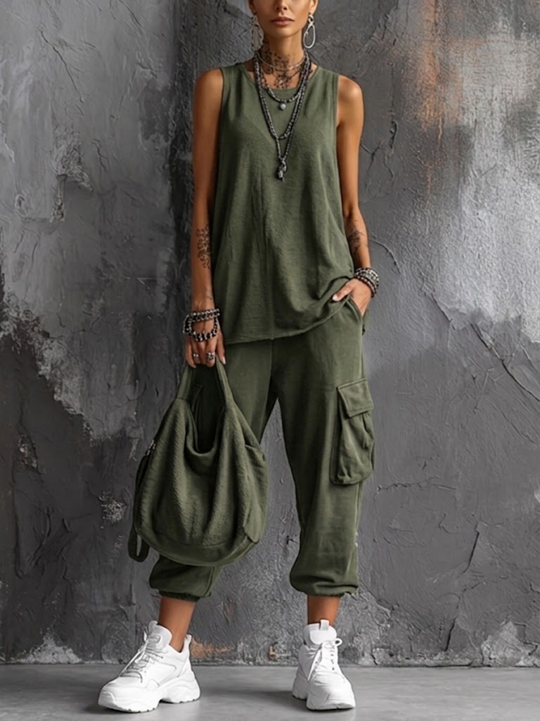 SERAFINA - Soft Casual Set with Pockets