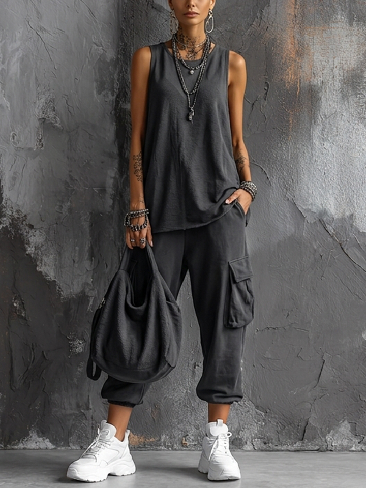 SERAFINA - Soft Casual Set with Pockets