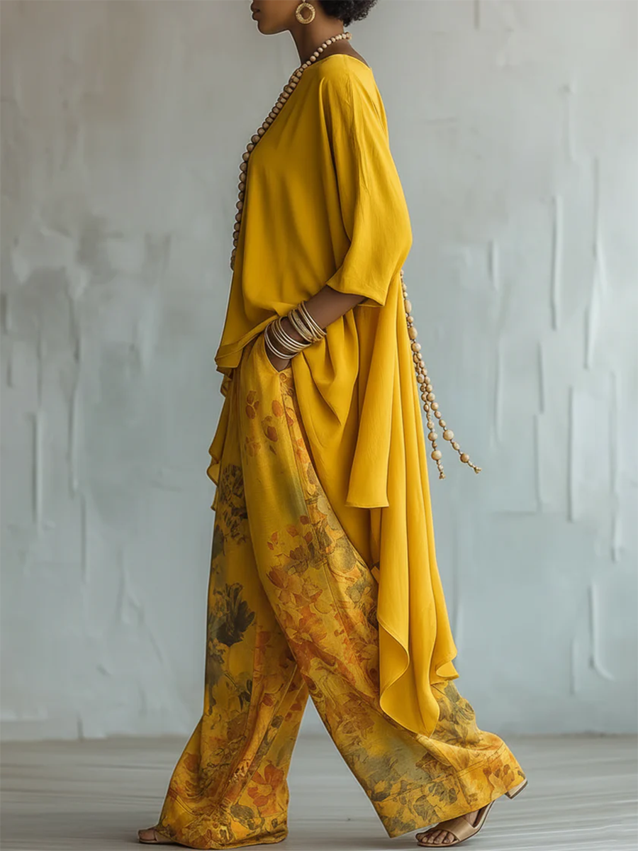 GINEVRA™ - Sunny Boho Two-Piece Set - detail