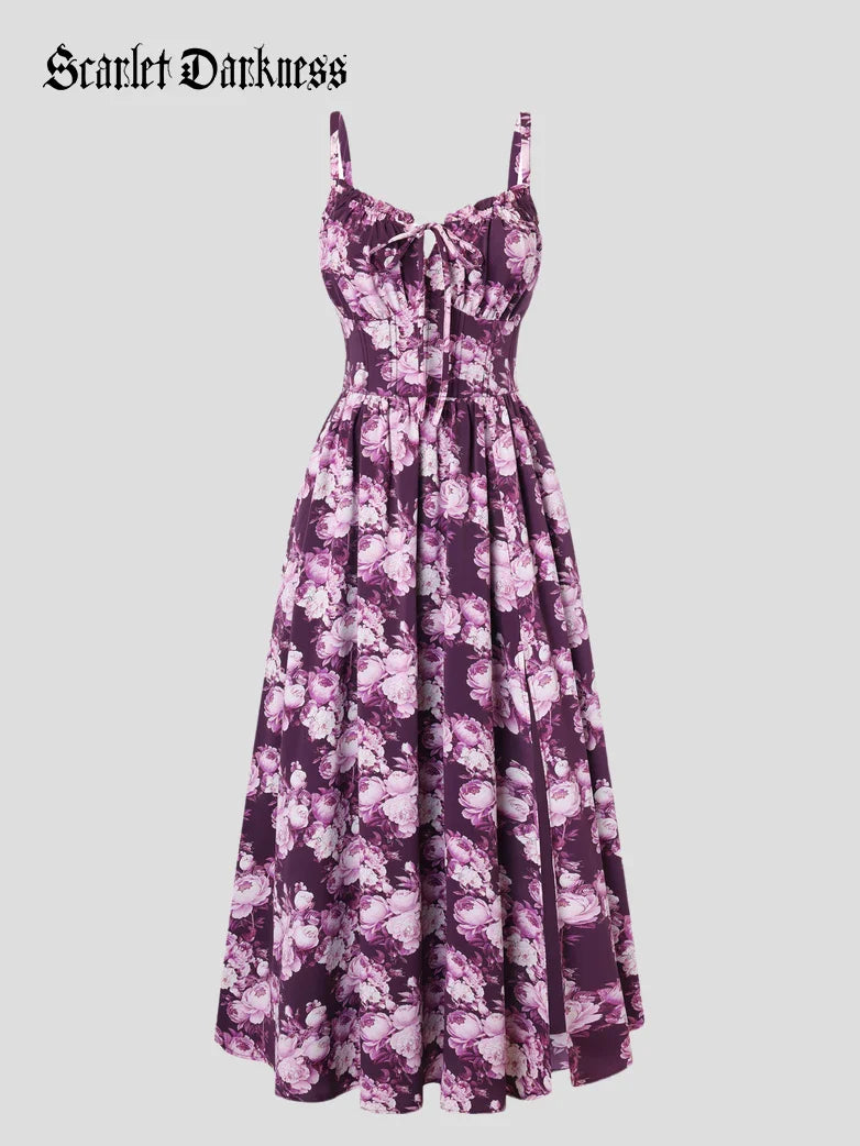 CORINNE™ - Floral Wedding Guest Dress