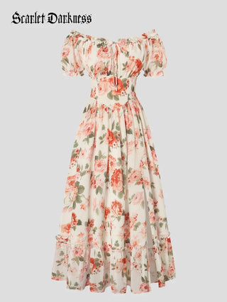 CLARISSE™ - Garden Tea Party Floral Dress