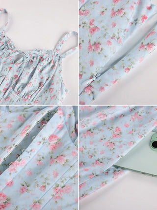 ROSELINE™ - Victorian Floral Corset Dress