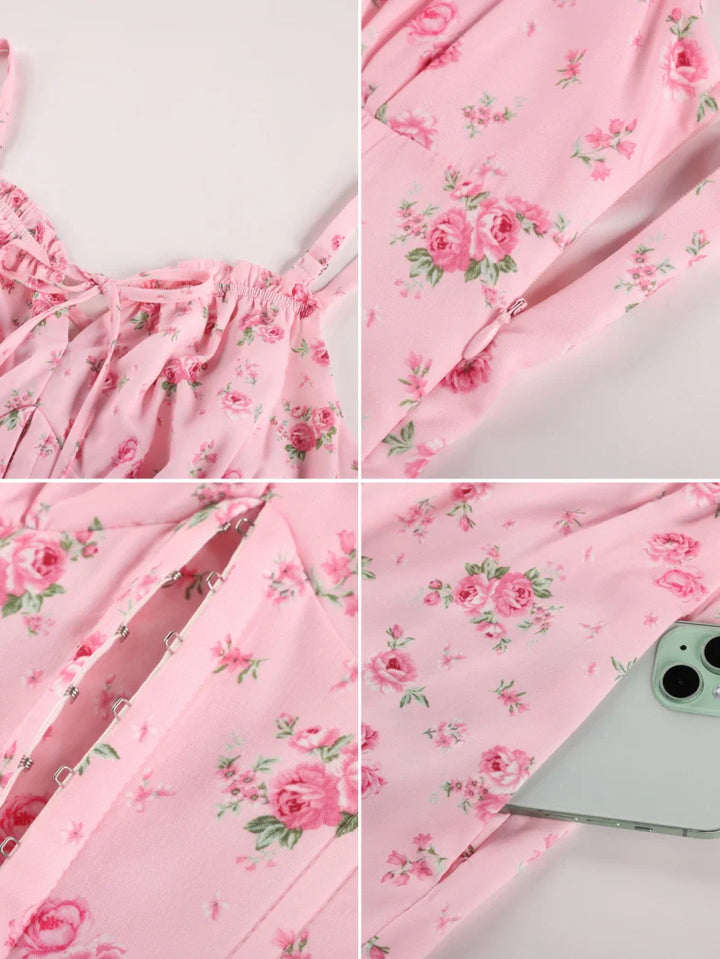 ROSELINE™ - Victorian Floral Corset Dress