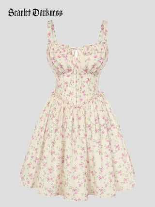 ROSELINE™ - Victorian Floral Corset Dress