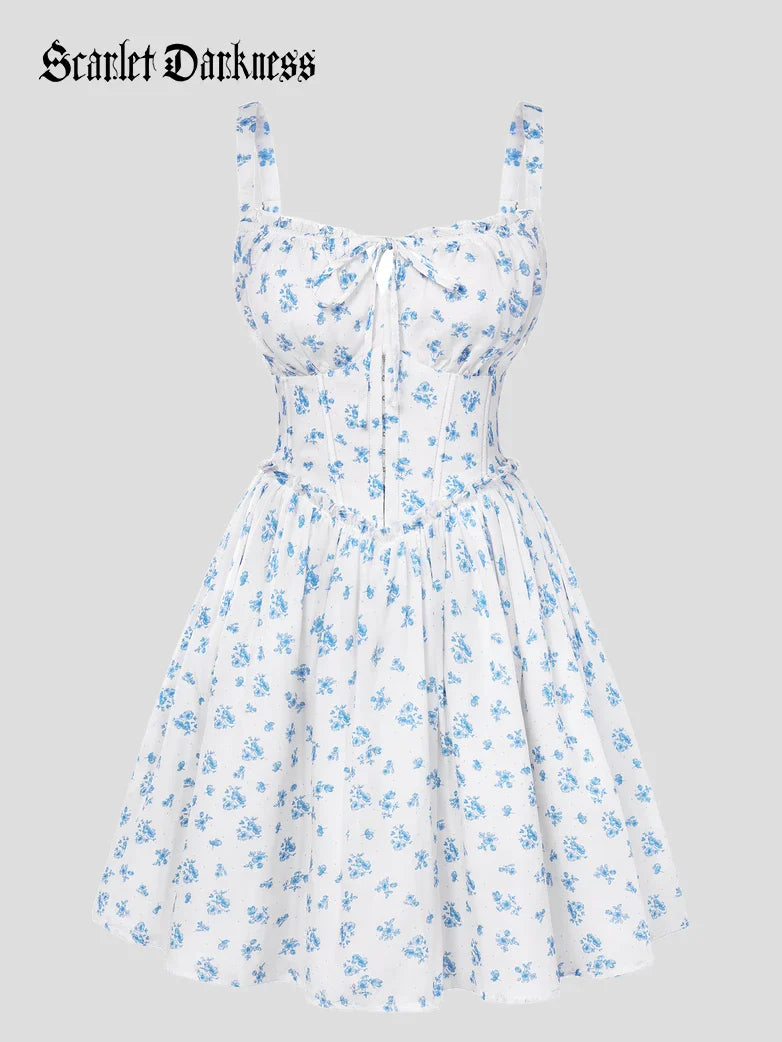 ROSELINE™ - Victorian Floral Corset Dress