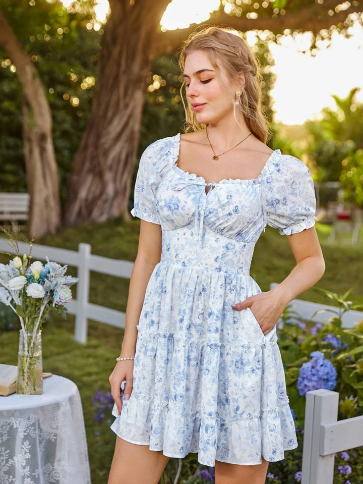 PASCALE™ - Victorian Summer Floral Dress