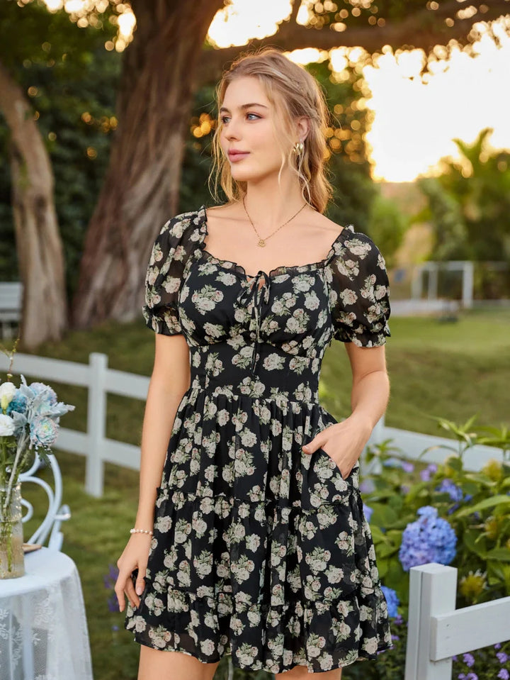 PASCALE™ - Victorian Summer Floral Dress