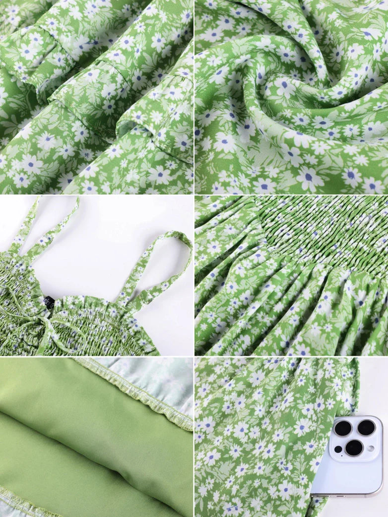 FABIENNE™ - Spring Tea Party Milkmaid Dress