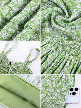 FABIENNE™ - Spring Tea Party Milkmaid Dress
